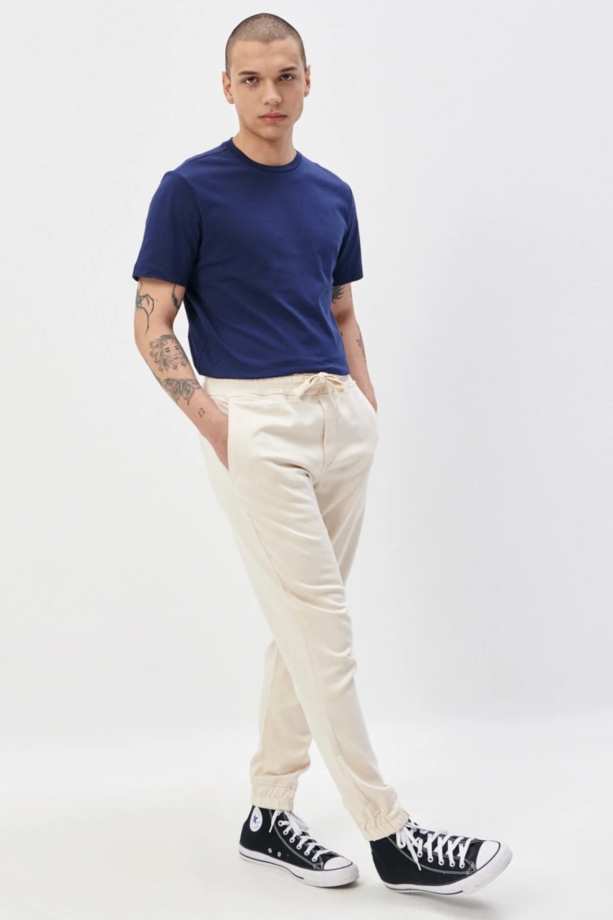 Lee Erkek Pantolon L221330102 Off White