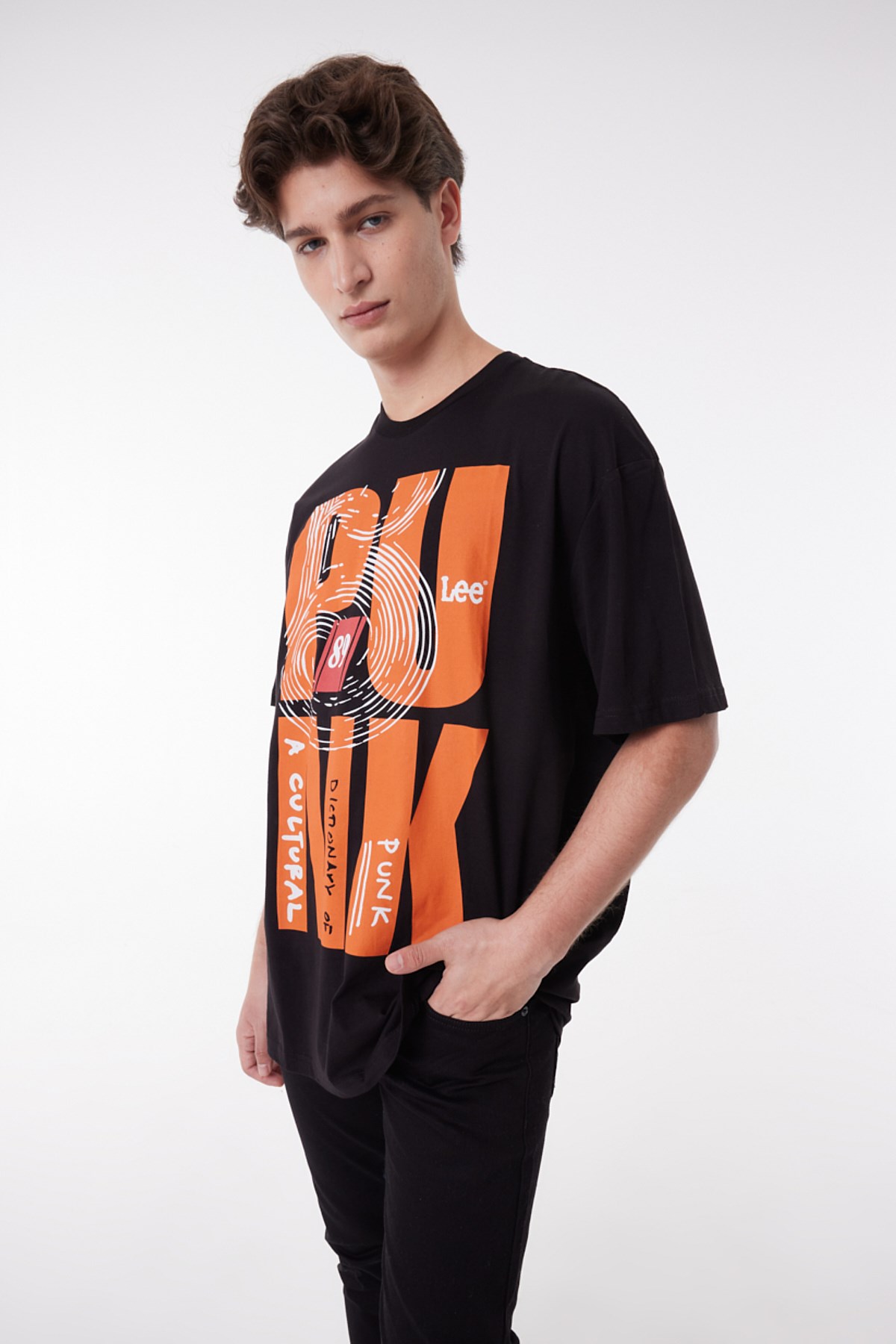 Lee Erkek T-Shirt L222610001 Black