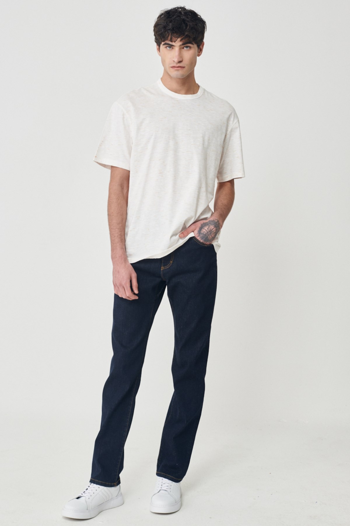 Lee Erkek T-Shirt L231240102 Off White