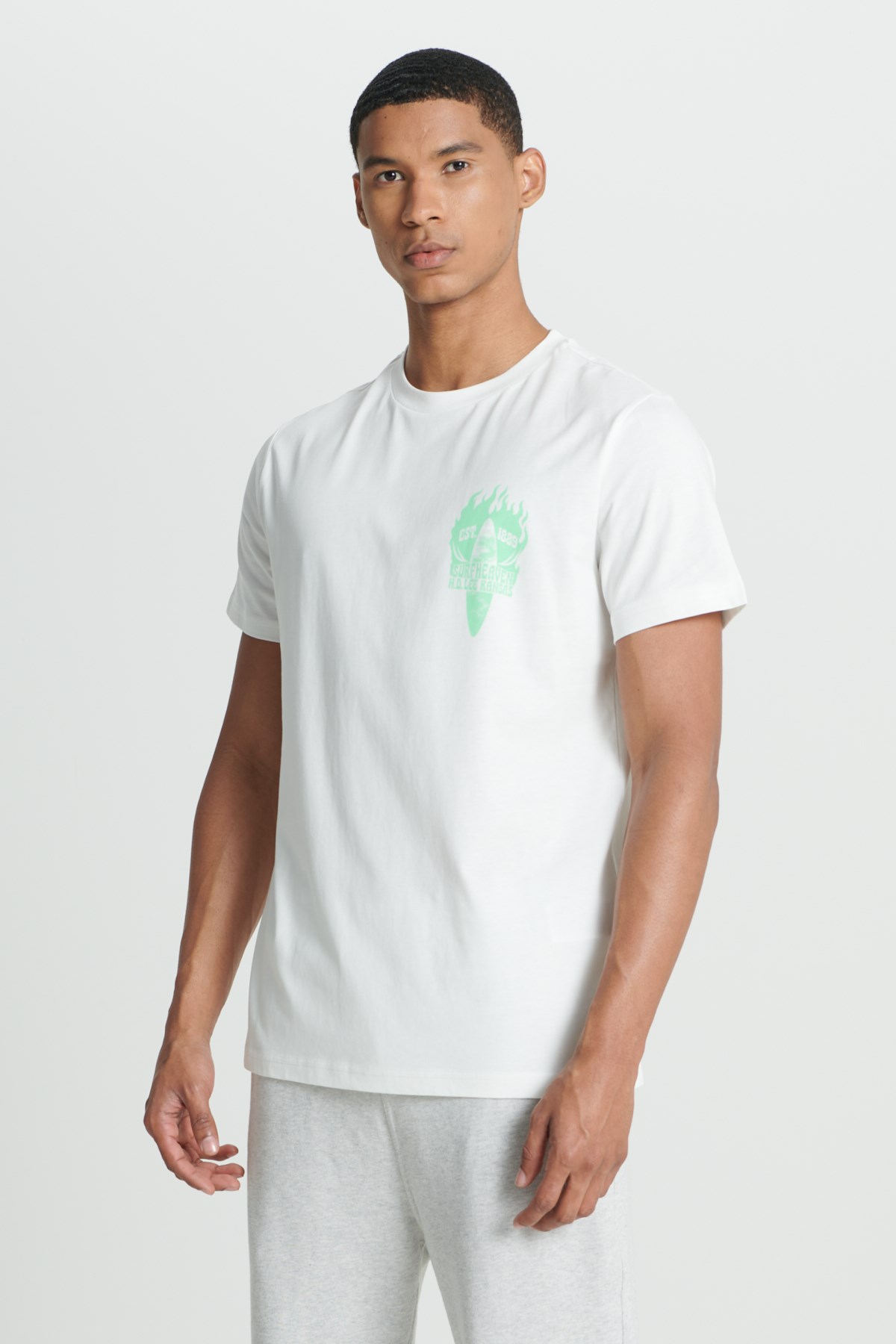 Lee Erkek T-Shirt L231288102 Off White