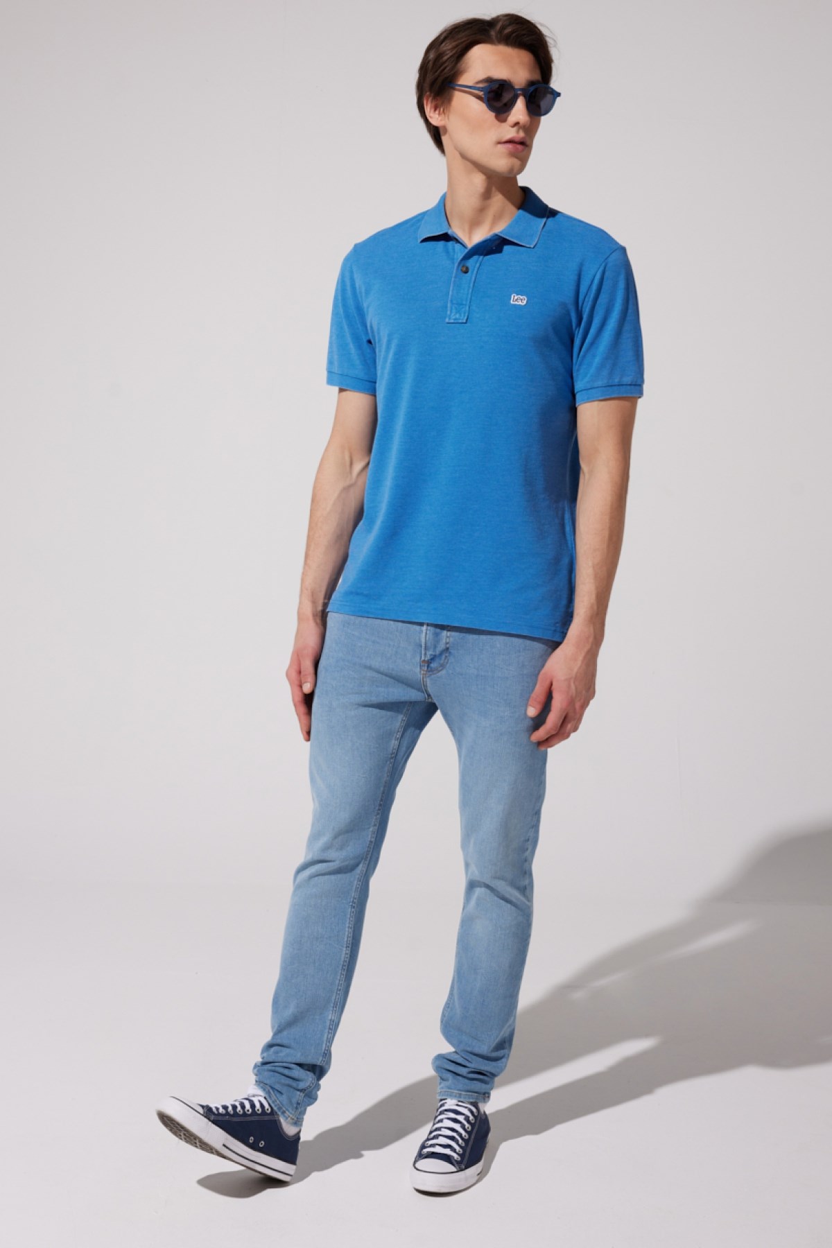Lee Erkek T-Shirt L231369400 Blue