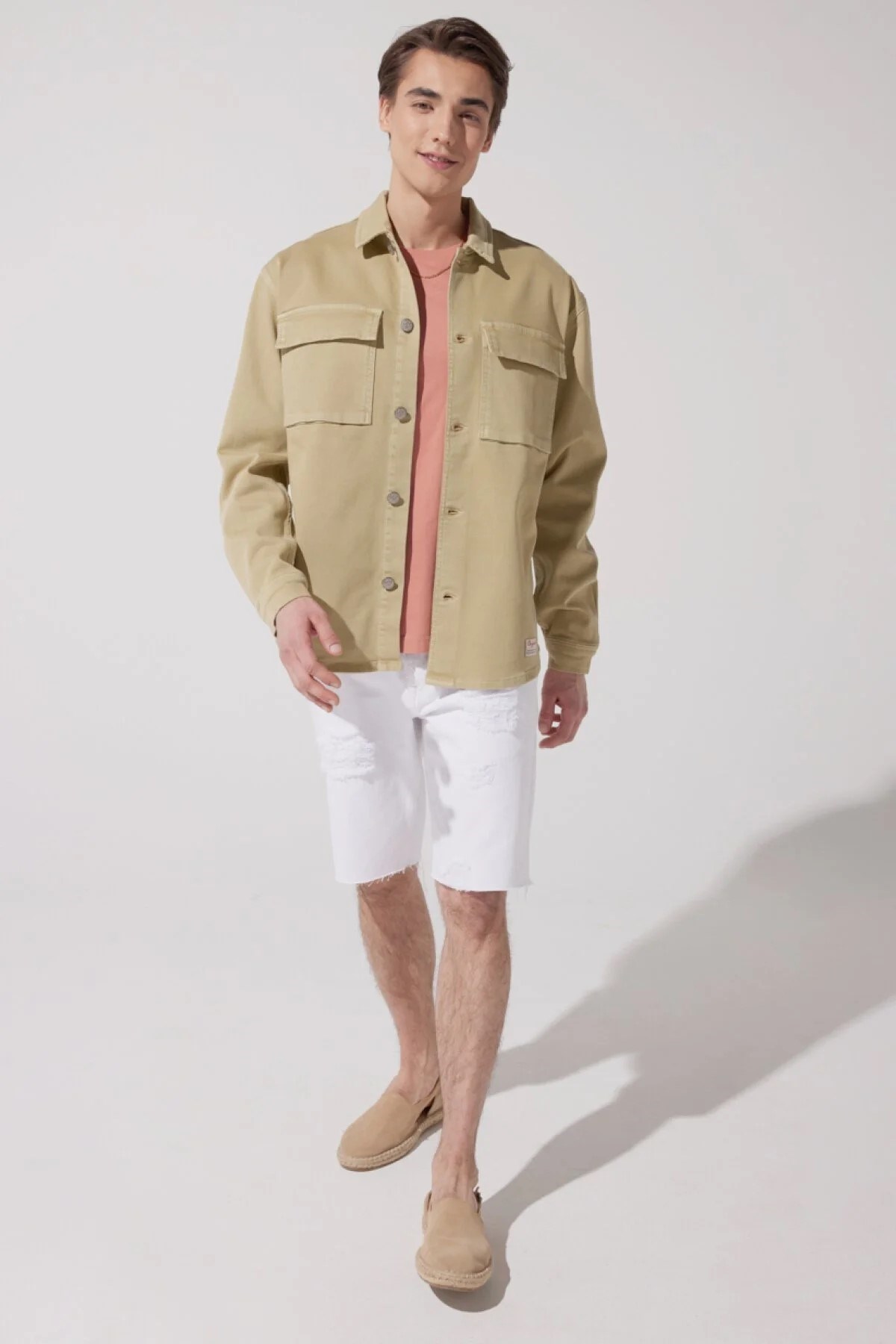 Lee Erkek Gömlek L231398614 Beige