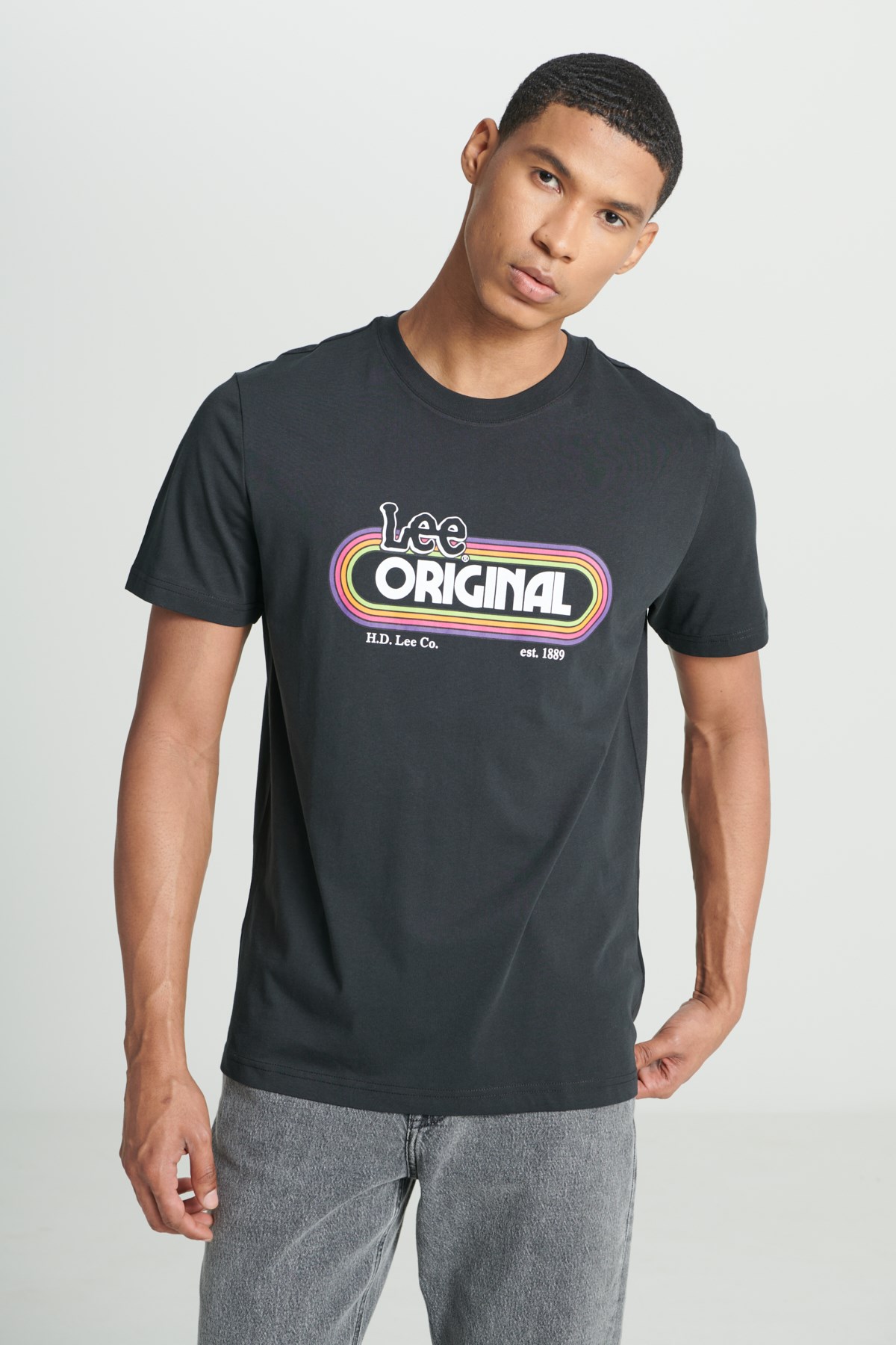 Lee Erkek T-Shirt L231733001 Black