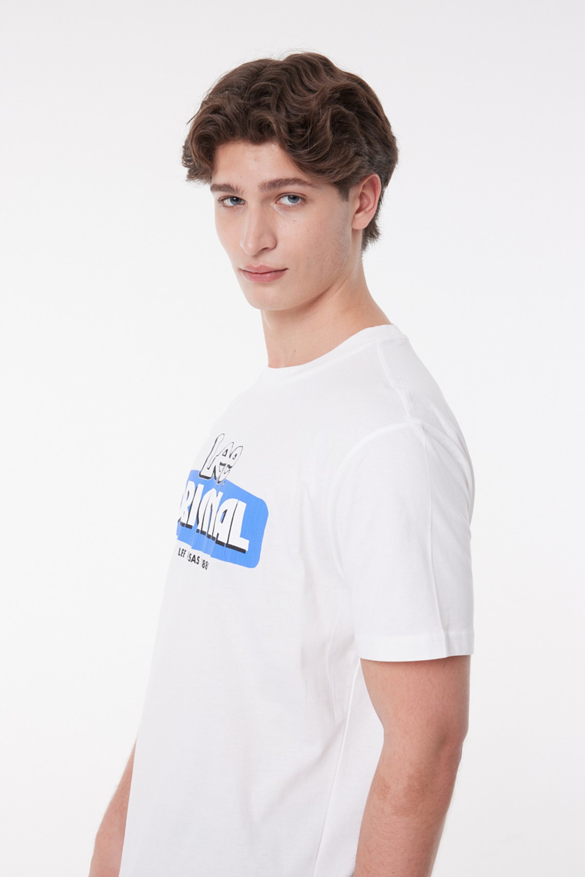 Lee Erkek T-Shirt L231734102 Off White