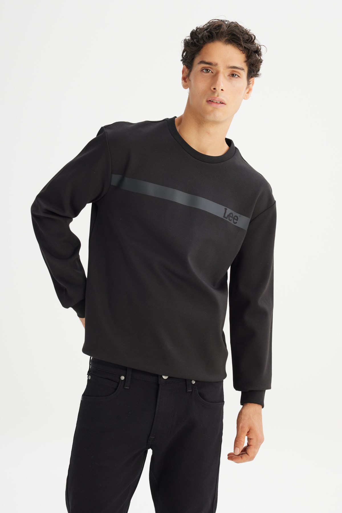 Lee Erkek S-Shirt L242499001 Black