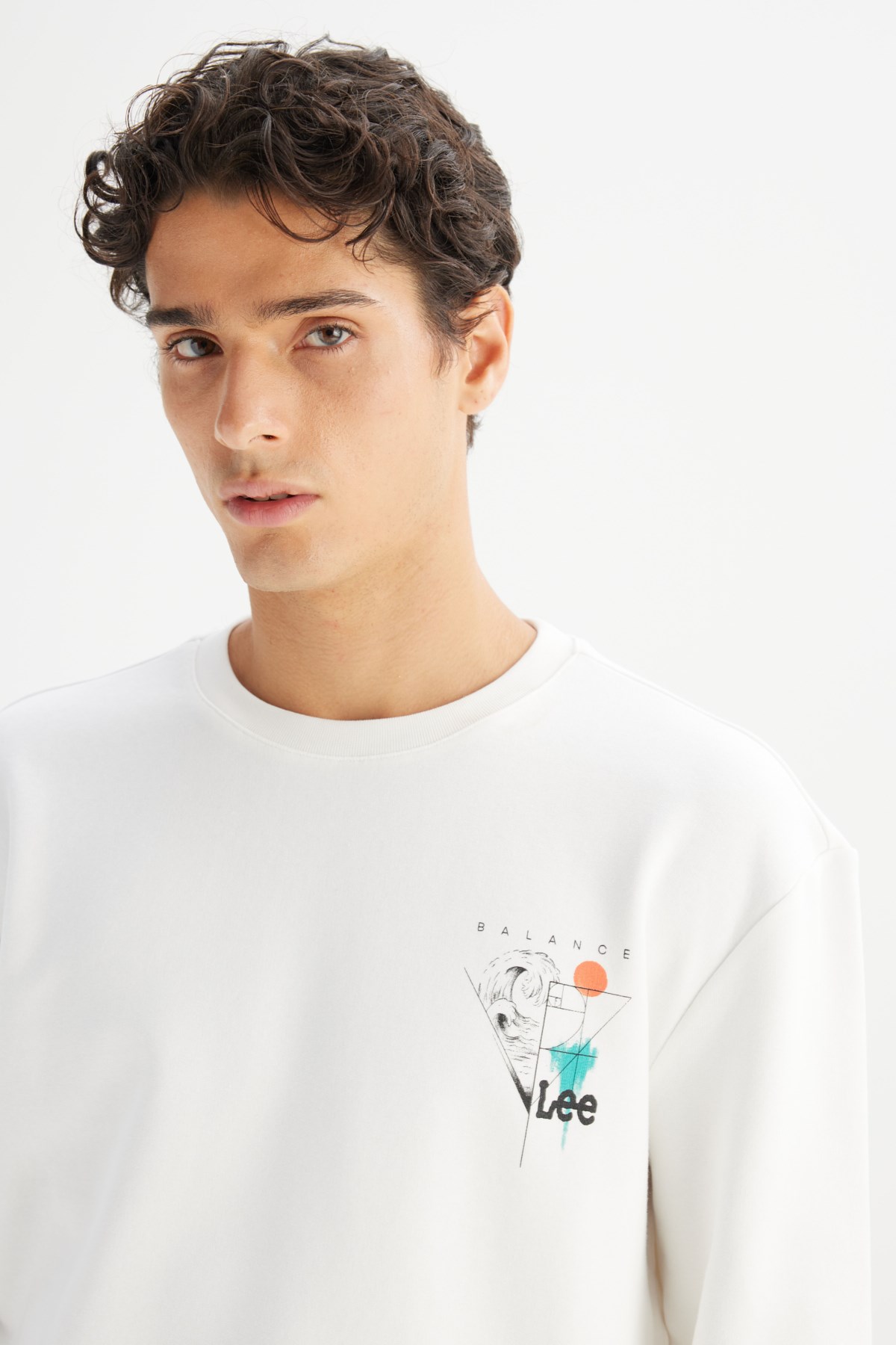 Lee Erkek S-Shirt L2520361102 Off White