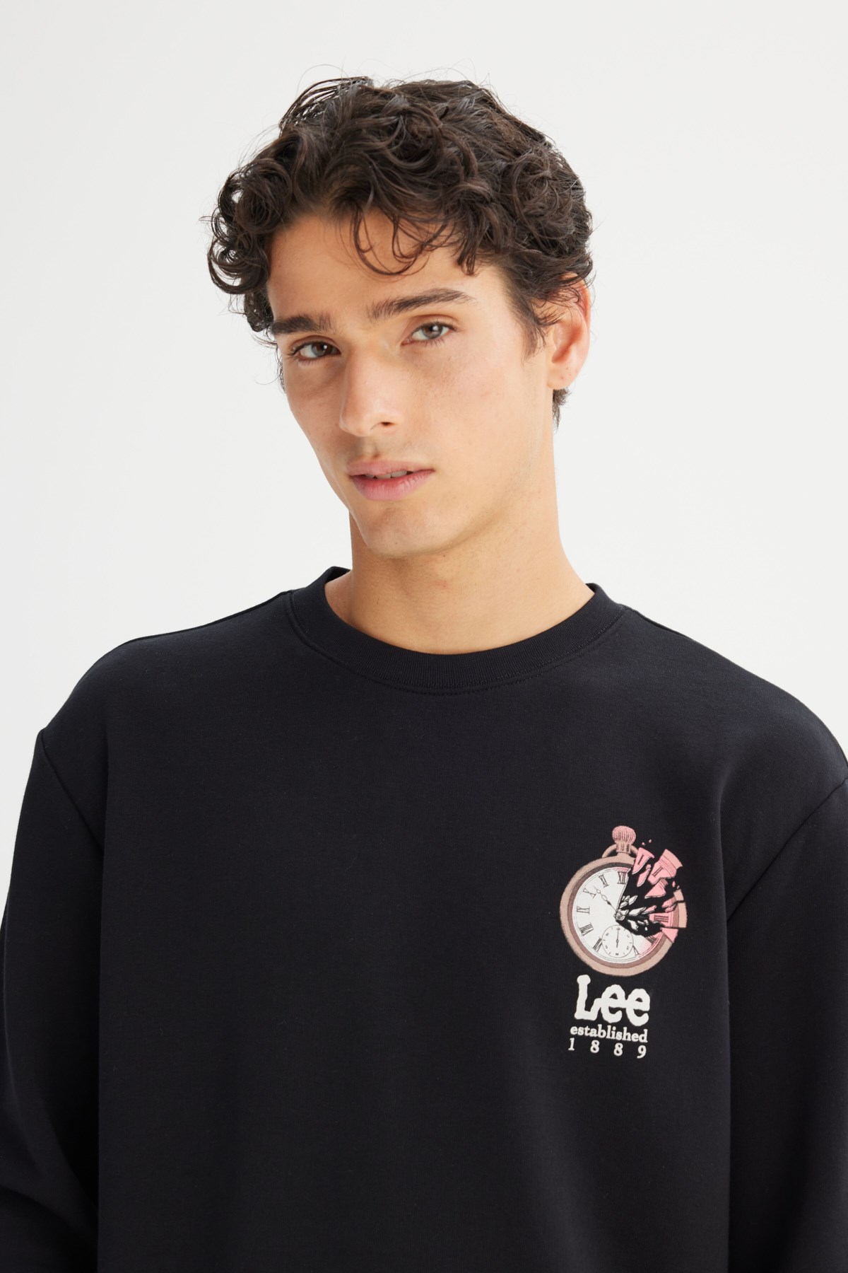 Lee Erkek S-Shirt L2520363001 Black