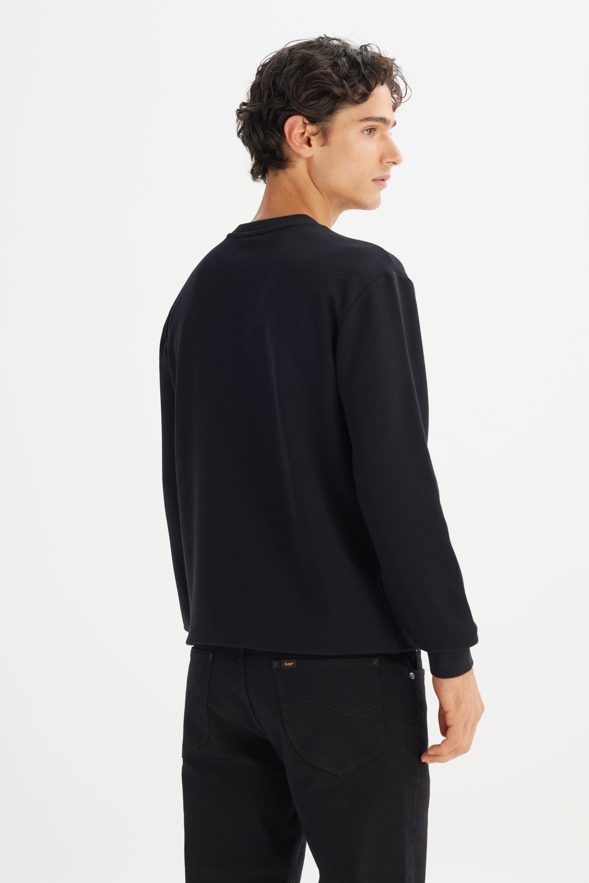 Lee Erkek S-Shirt L2520363001 Black