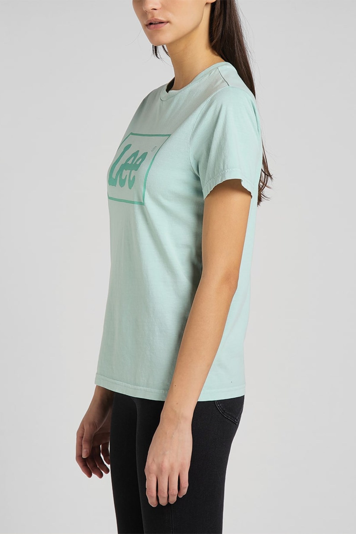 Lee Kadın T-Shirt L44PUZUL Sea Green