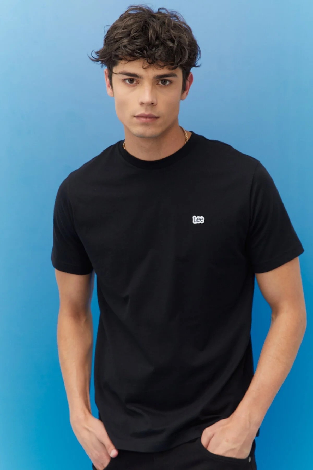 Lee Erkek T-Shirt L60UFQ Black
