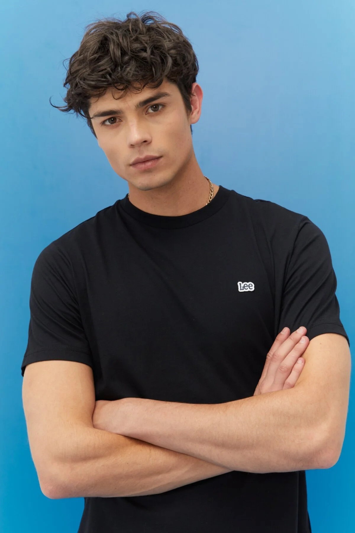 Lee Erkek T-Shirt L60UFQ Black