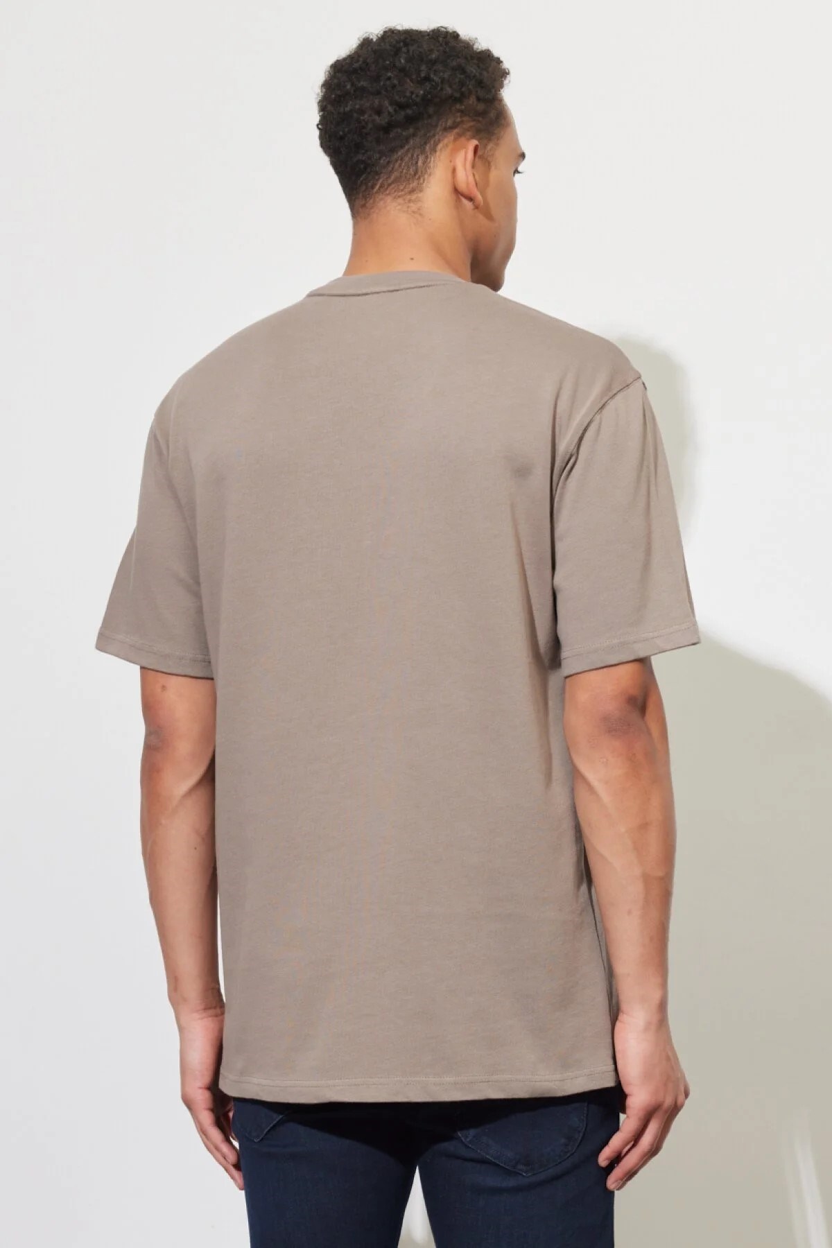 Lee Erkek T-Shirt L65BPZ55 Mid Stone