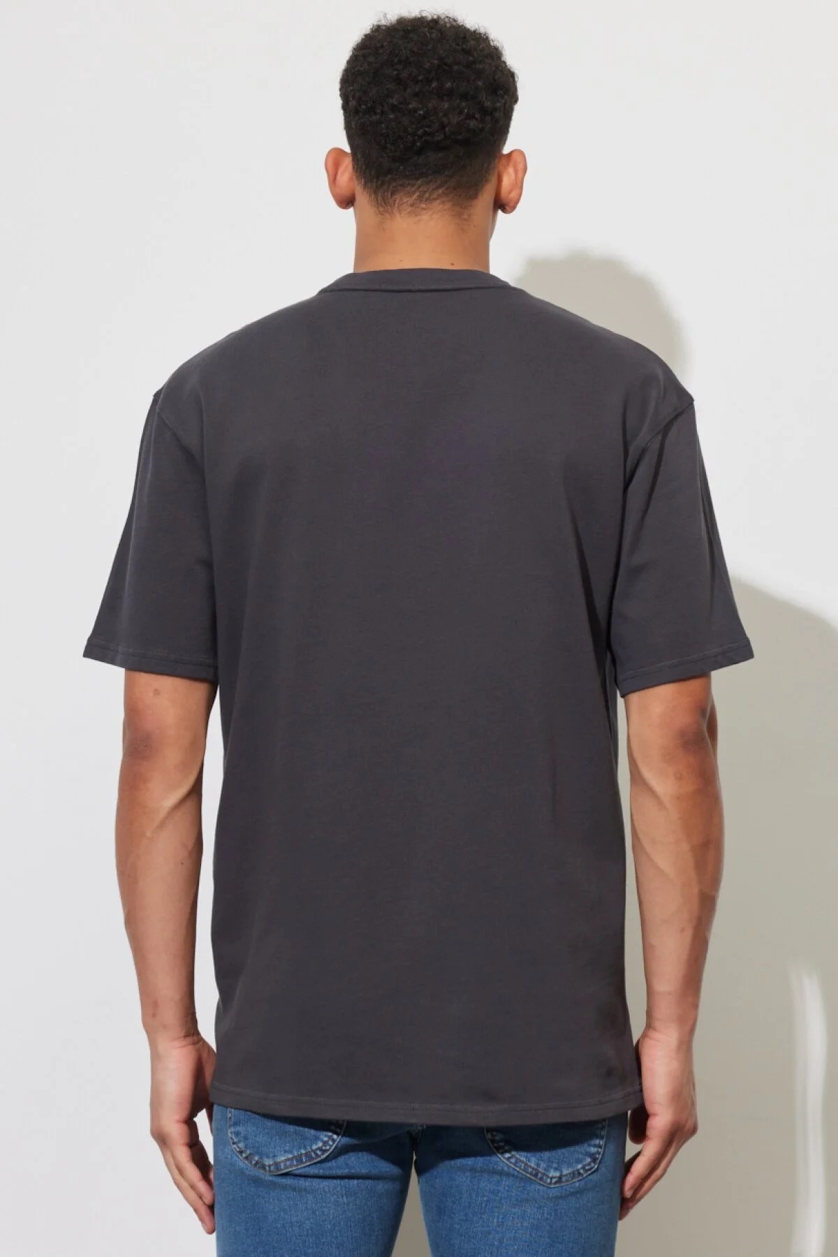Lee Erkek T-Shirt L65BPZON Washed Black