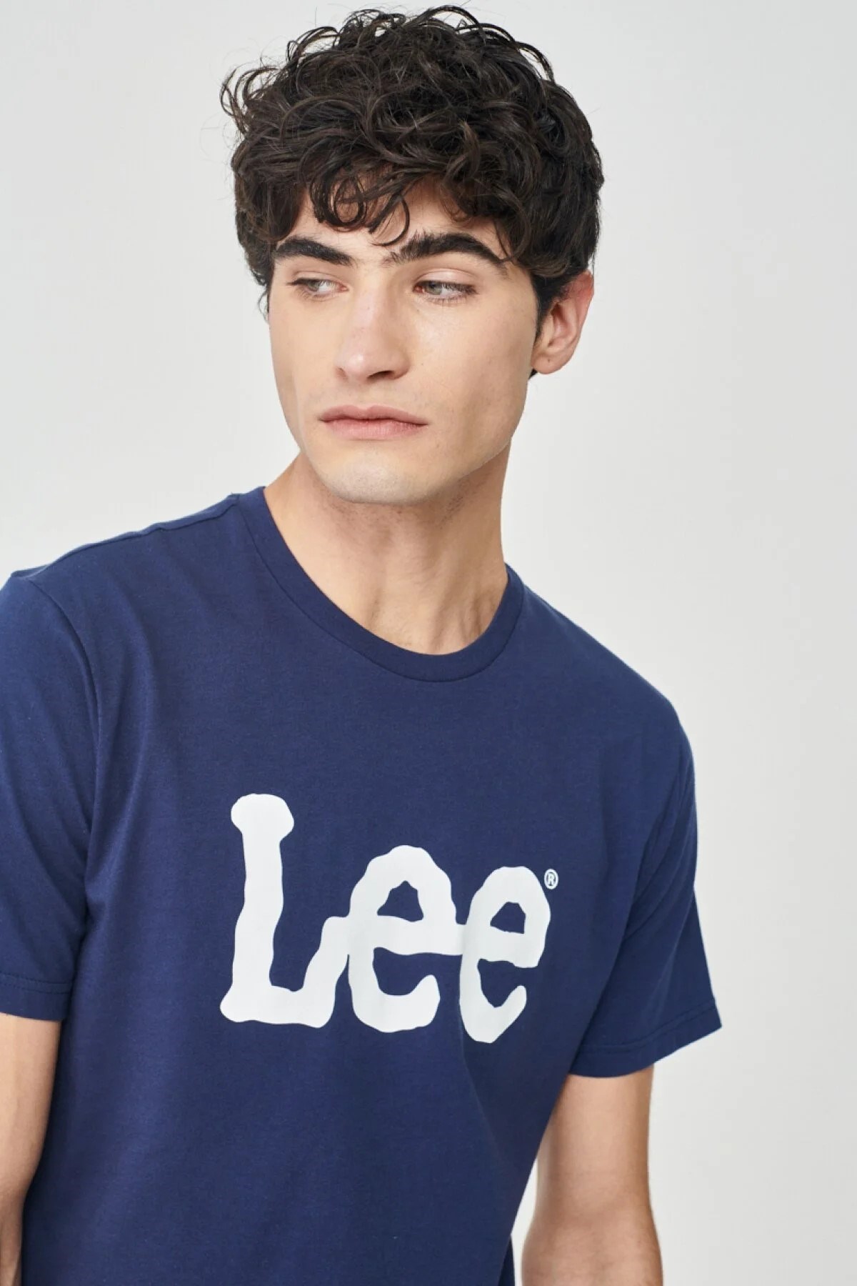 Lee Erkek T-Shirt L65Q Navy