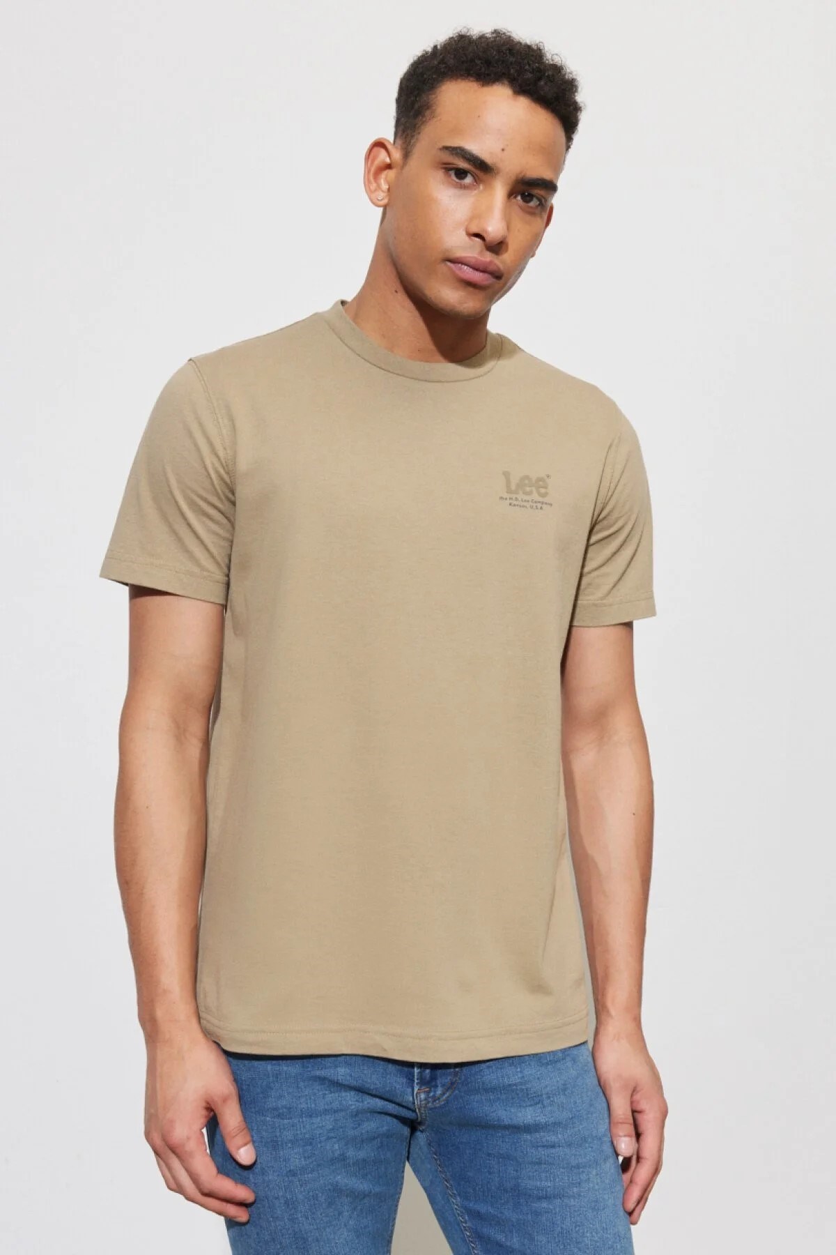 Lee Erkek T-Shirt L68SFE56 Clay