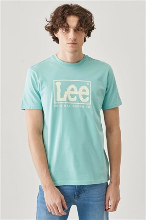 Lee Erkek T-Shirt L68TYSUD Mint Blue