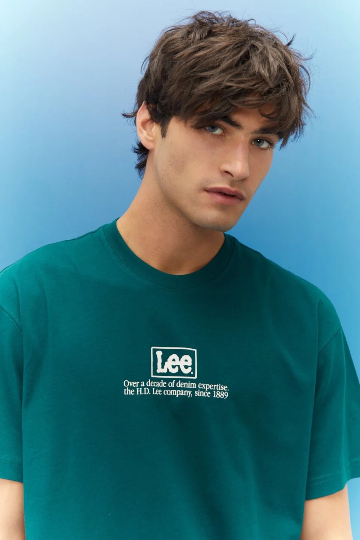 Lee Erkek T-Shirt L68ZFQ9 Esmeralda