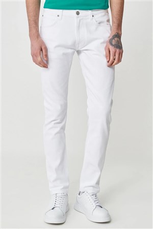 Lee Erkek Pantolon L719067100 White