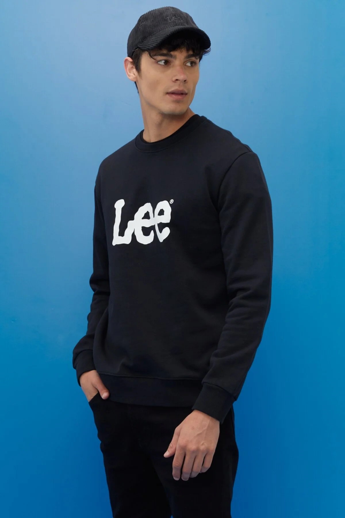 Lee Erkek S-Shirt L80X Black