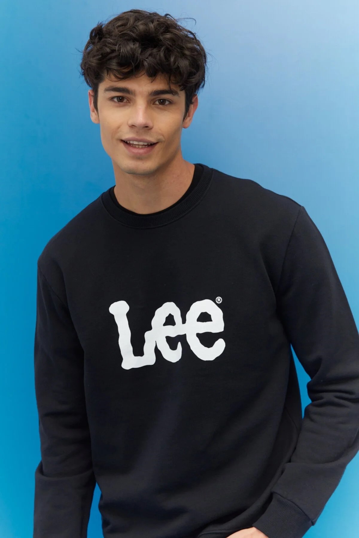 Lee Erkek S-Shirt L80X Black