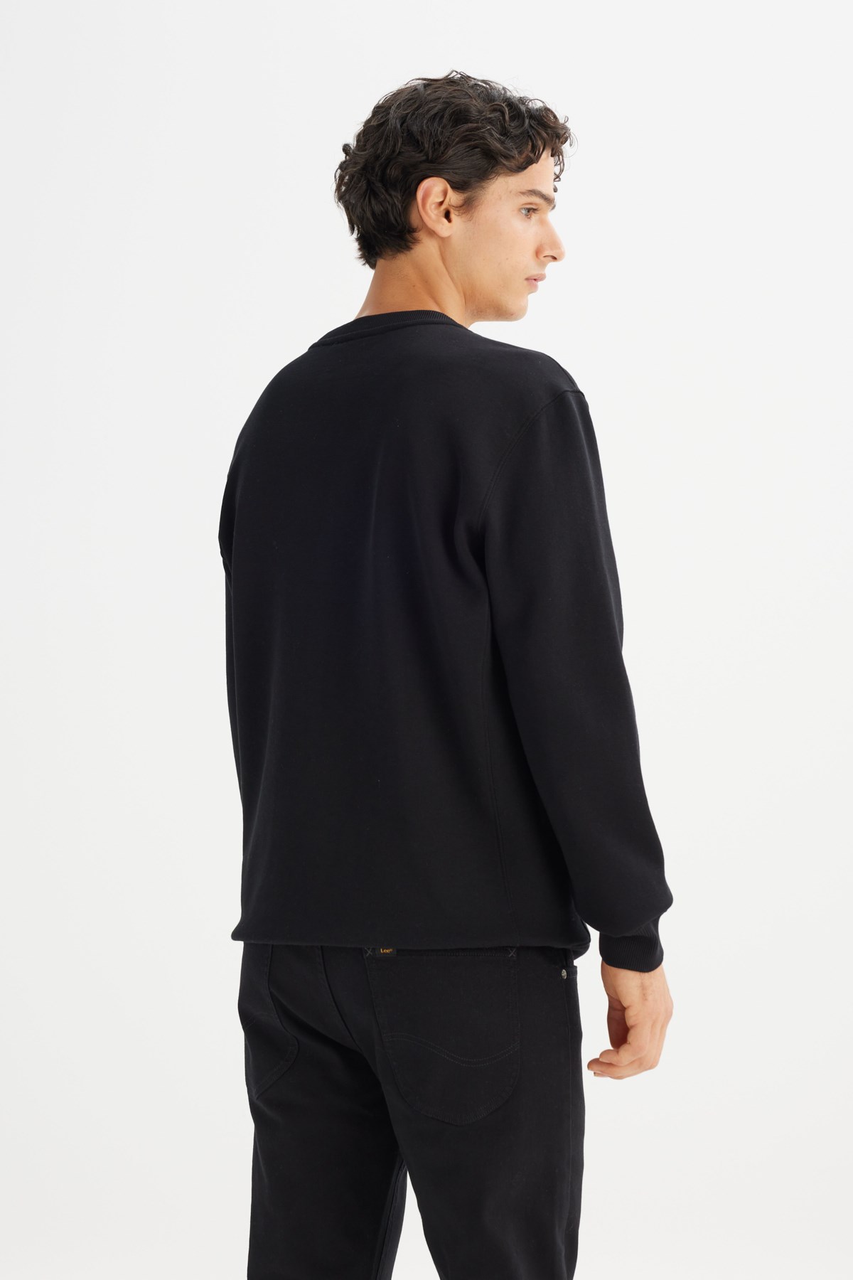 Lee Erkek S-Shirt L81IRY100 Black