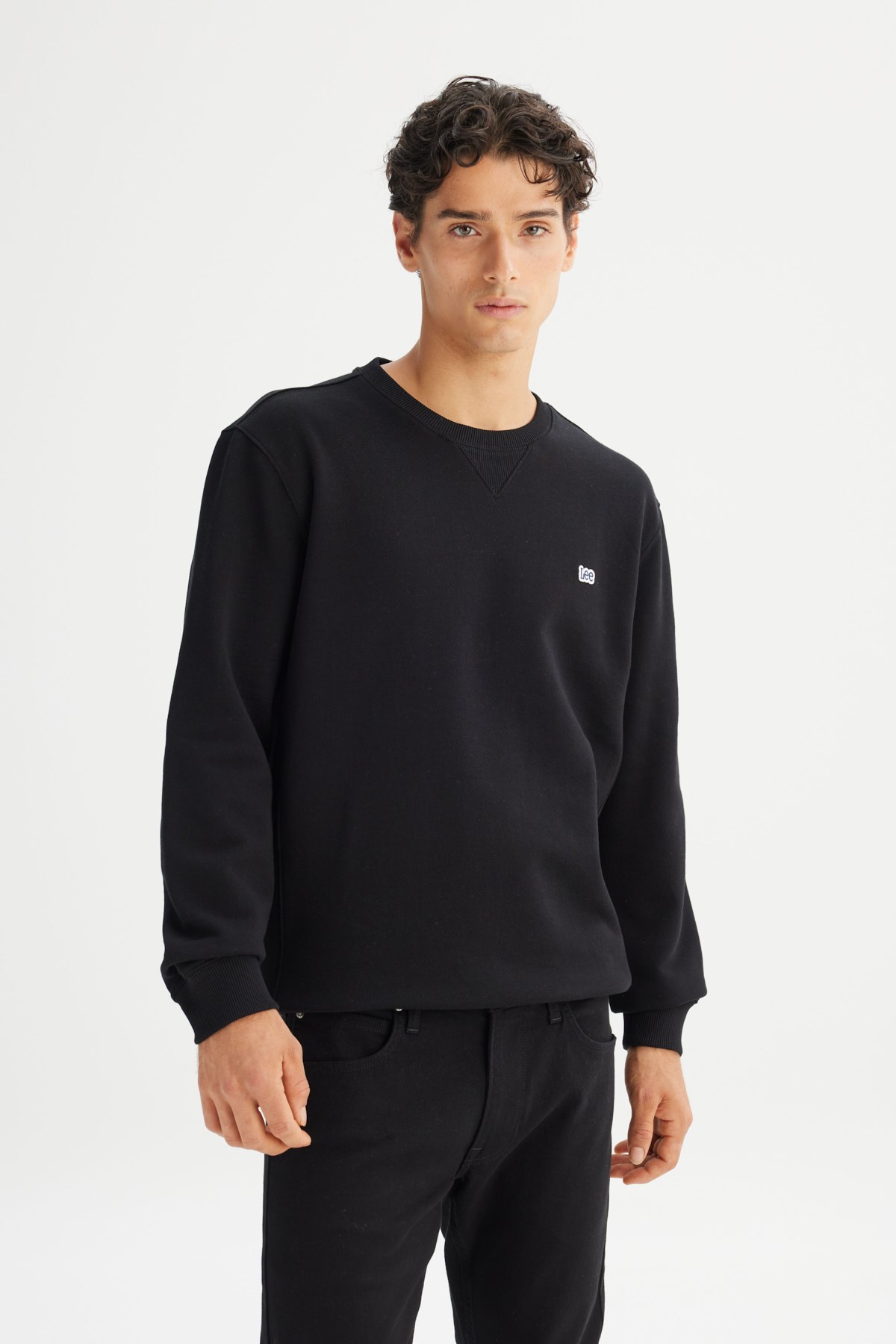 Lee Erkek S-Shirt L81IRY100 Black