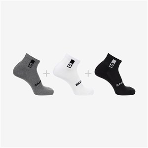 Salomon Unisex Çorap LC2086700 Black-Whıte-Med Grey