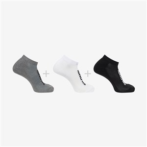 Salomon Unisex Çorap LC2087100 Black-Whıte-Med Grey