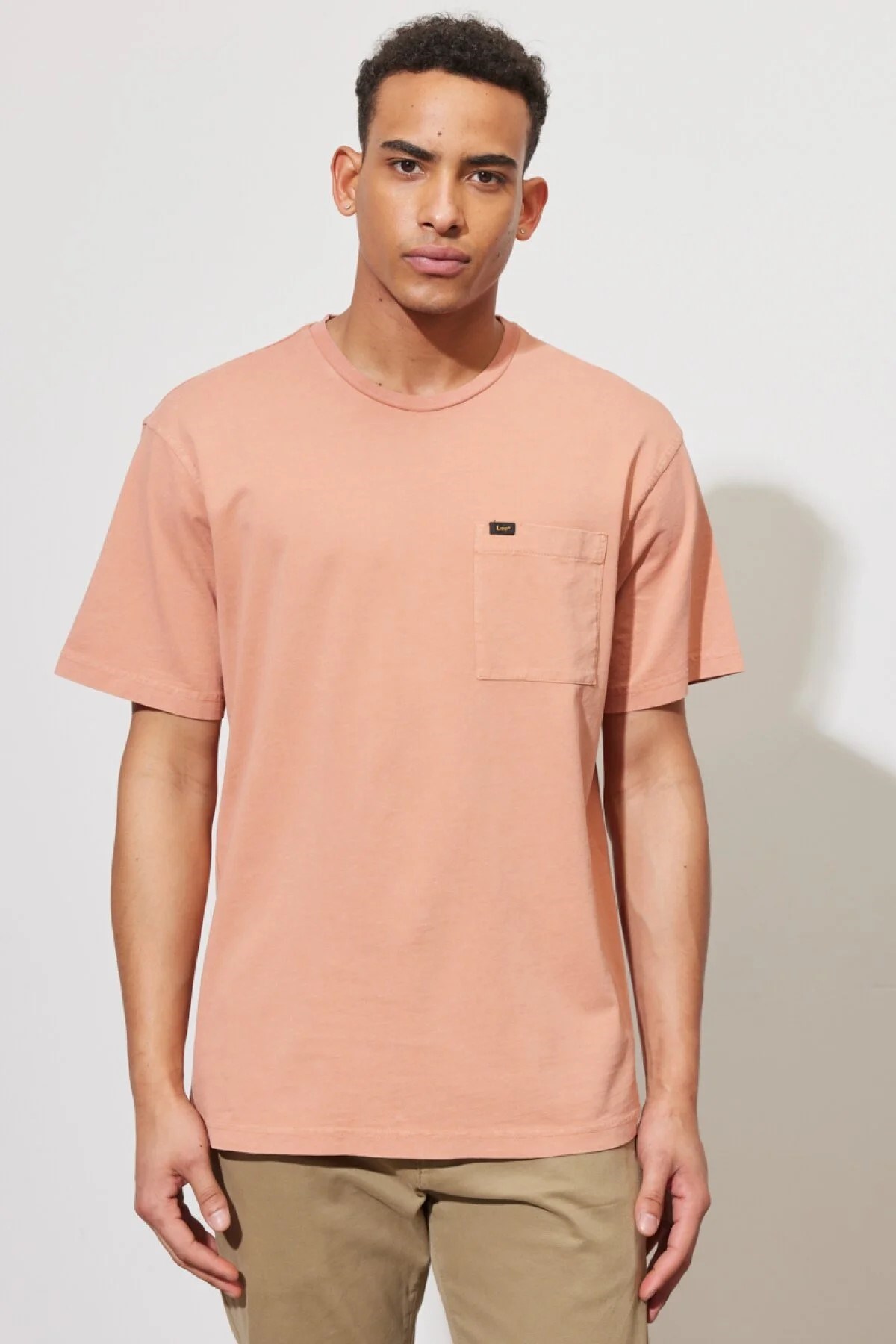 Lee Erkek T-Shirt LL02FPUK Rust