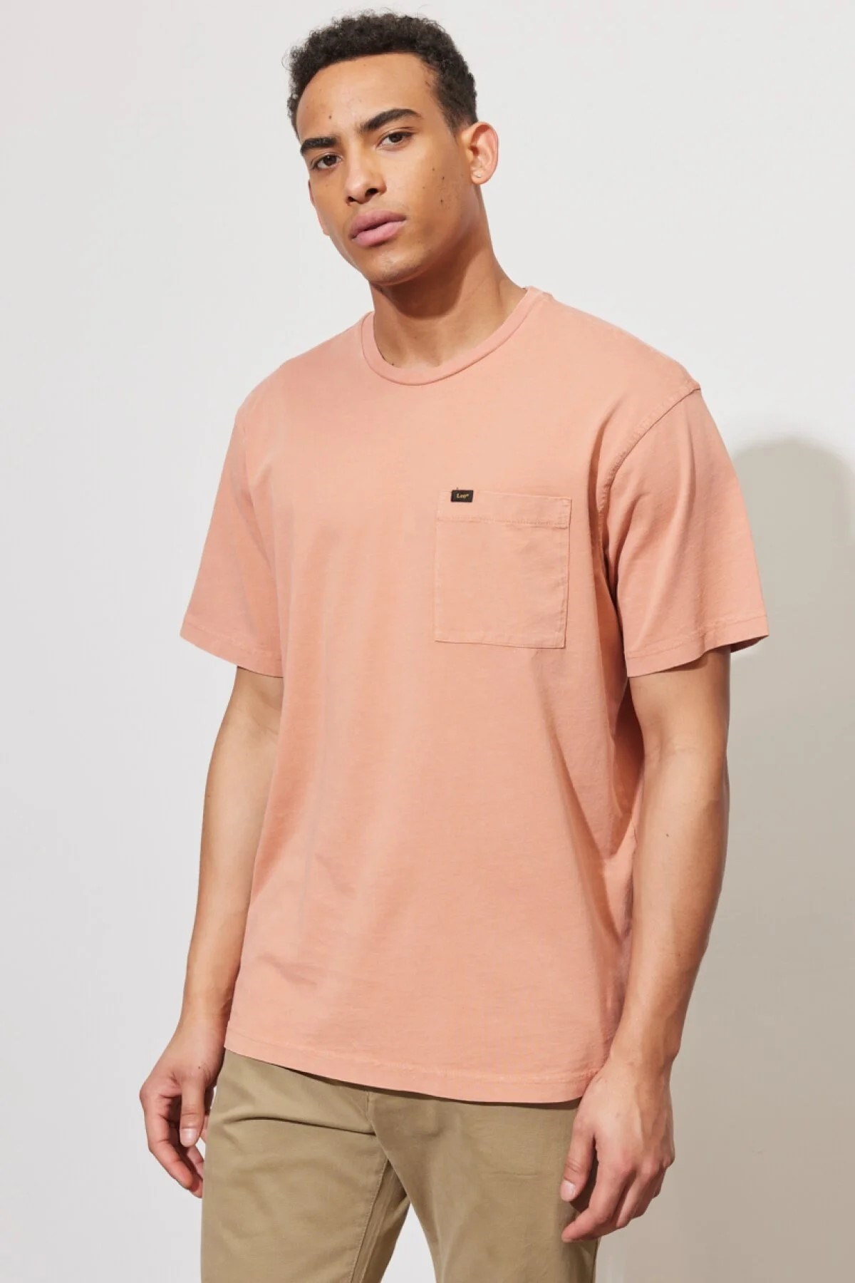 Lee Erkek T-Shirt LL02FPUK Rust