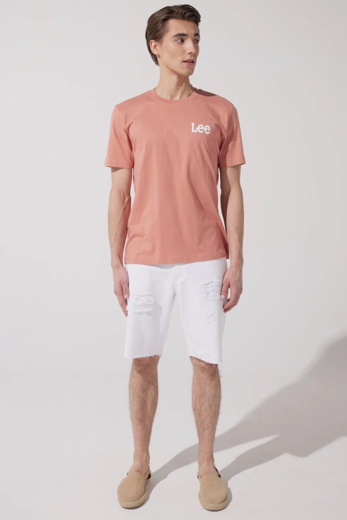 Lee Erkek T-Shirt LL04FQUK Rust