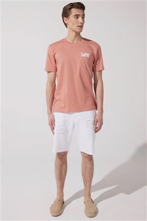 Lee Erkek T-Shirt LL04FQUK Rust