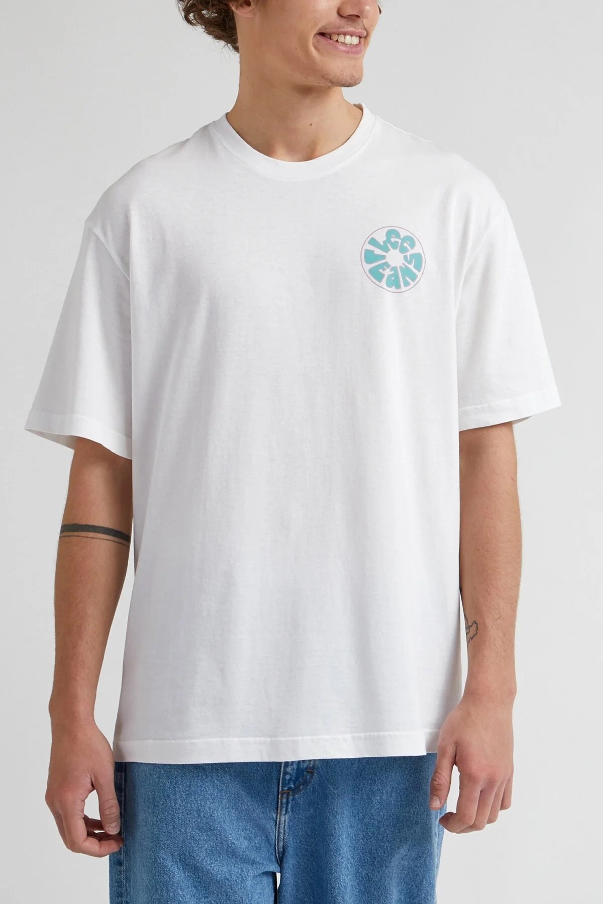 Lee Erkek T-Shirt LL08FE12 White