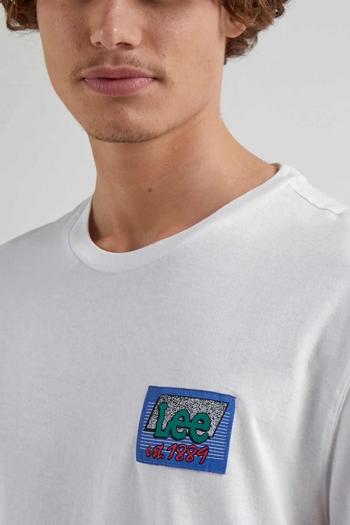 Lee Erkek T-Shirt LL10FELJ Bright White