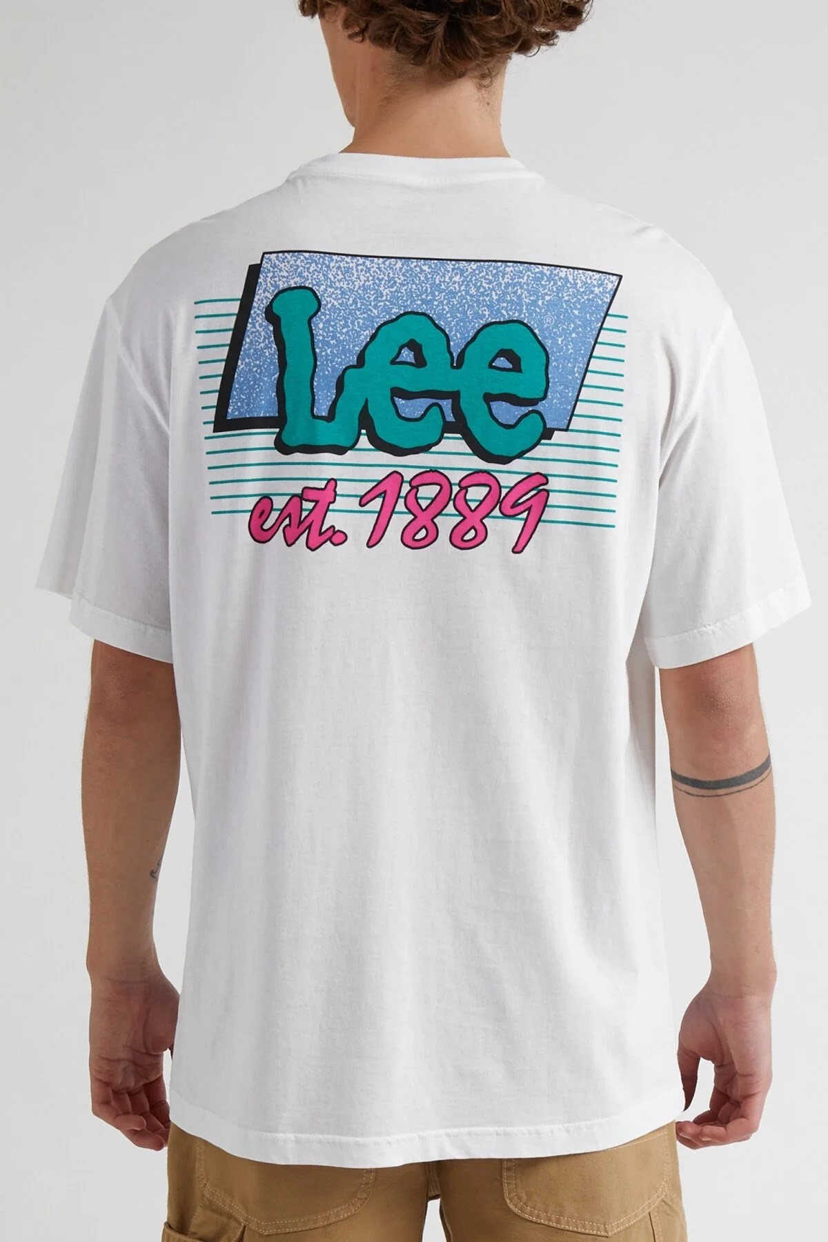 Lee Erkek T-Shirt LL10FELJ Bright White