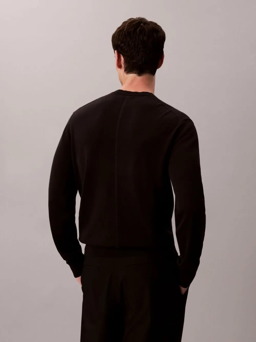 Calvin Klein Erkek Triko LV040BM343UB1 Black