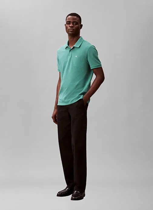 Calvin Klein Erkek T-Shirt LV040EM269VFL Yeşil