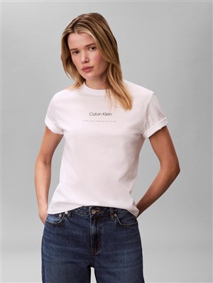 Calvin Klein Kadın T-Shirt LV047C811GYAF