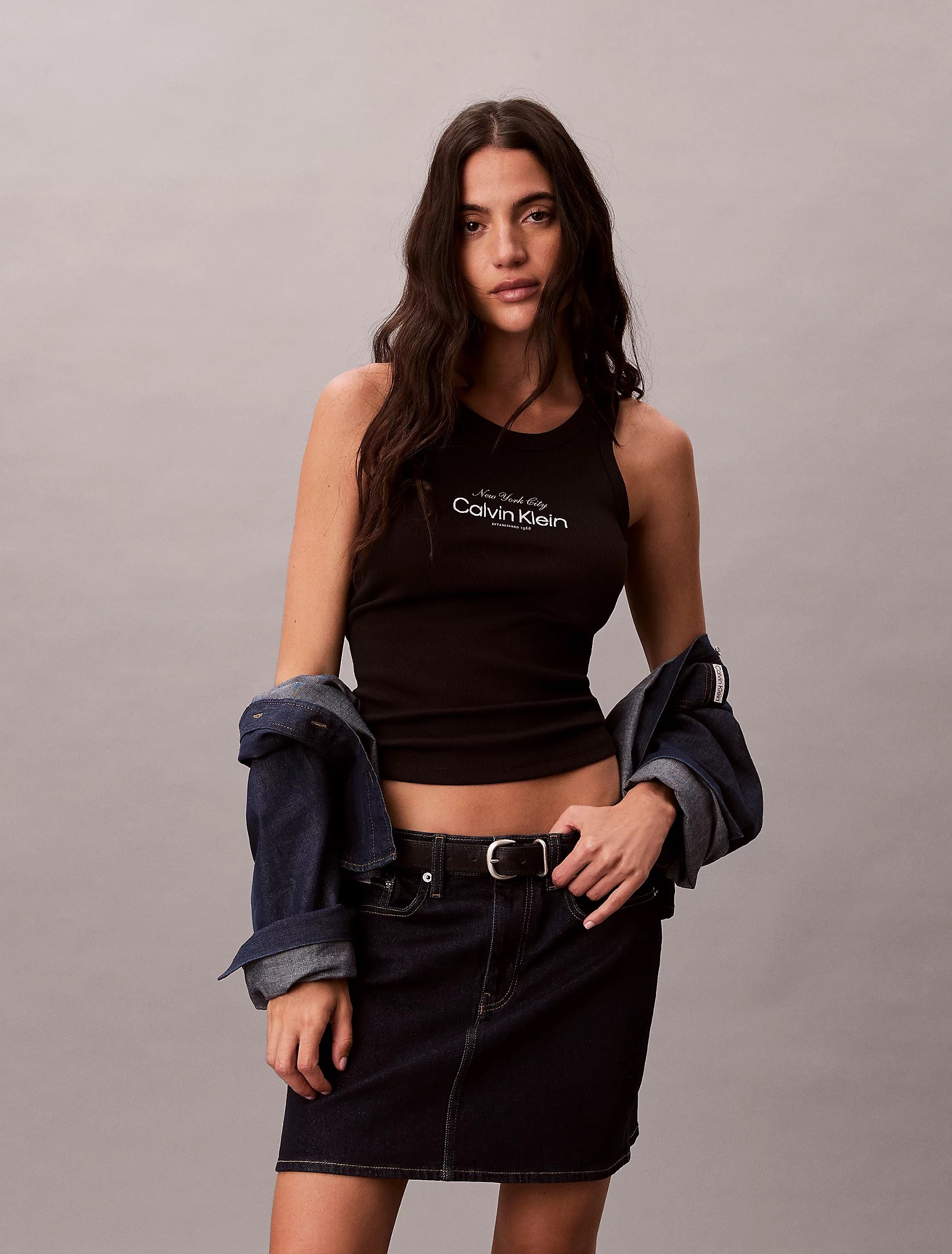 Calvin Klein Kadın T-Shirt LV047F816GUB1 Black