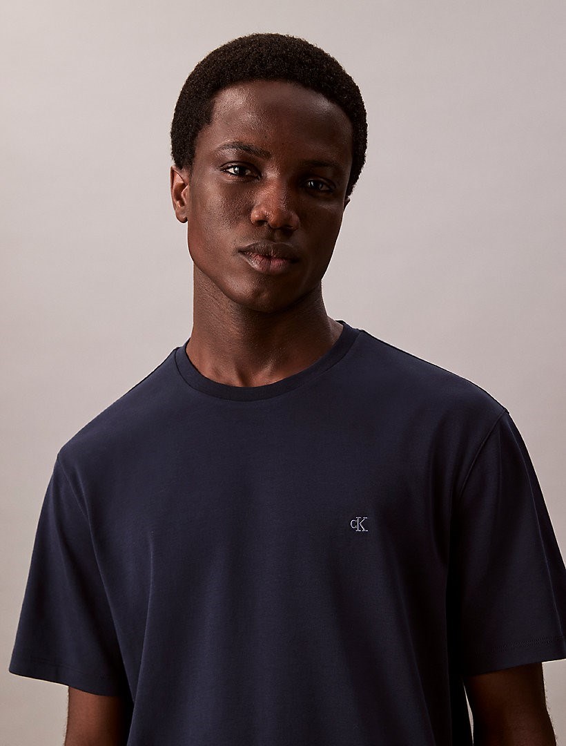 Calvin Klein Erkek T-Shirt LV04LB275GCEF Dark Sapphire