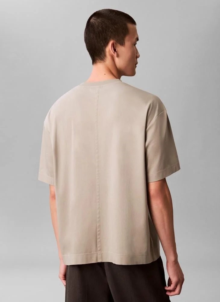 Calvin Klein Erkek T-Shirt LV04LE200G2GB Forest Fog