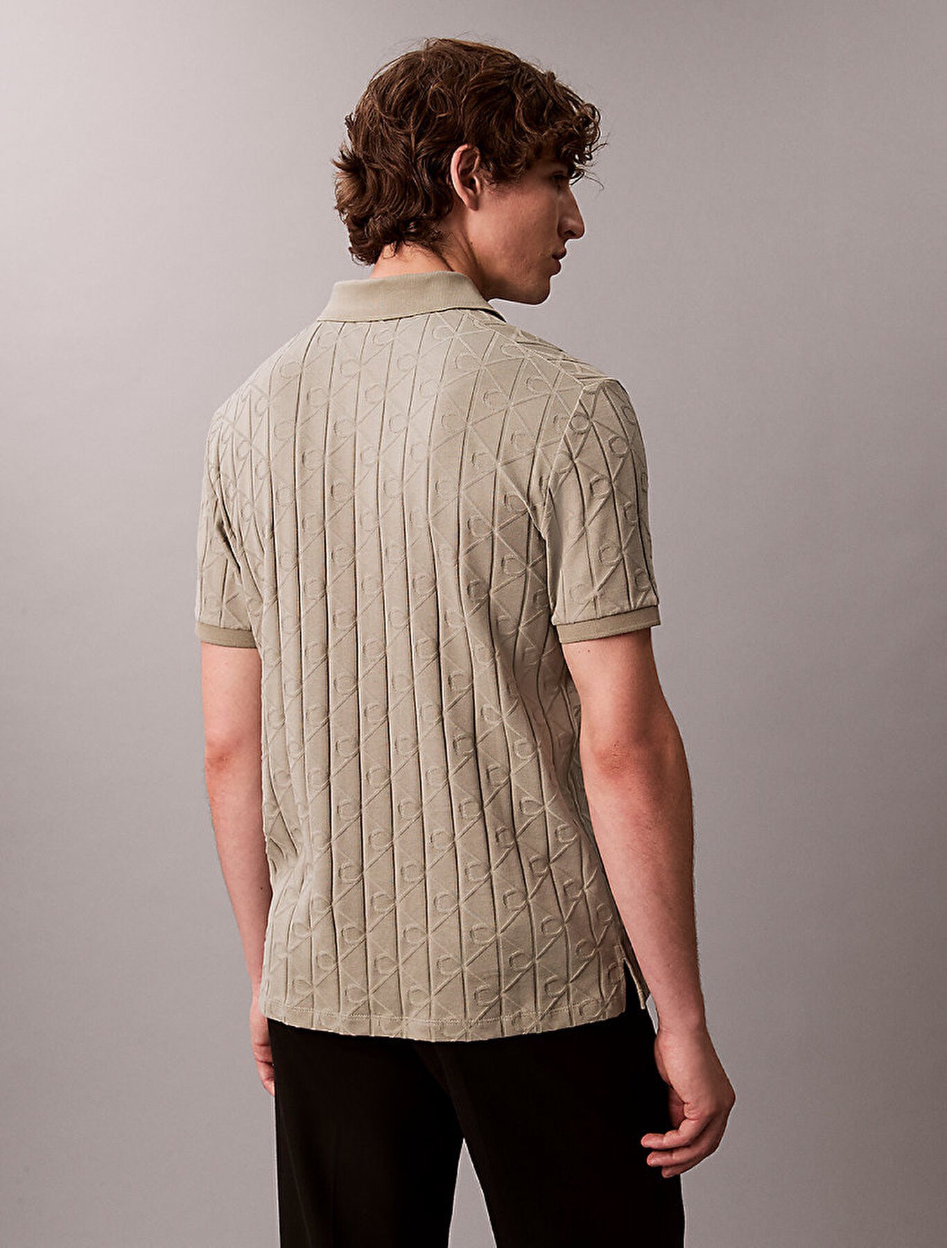 Calvin Klein Erkek T-Shirt LV04LE203G2GB Forest Fog