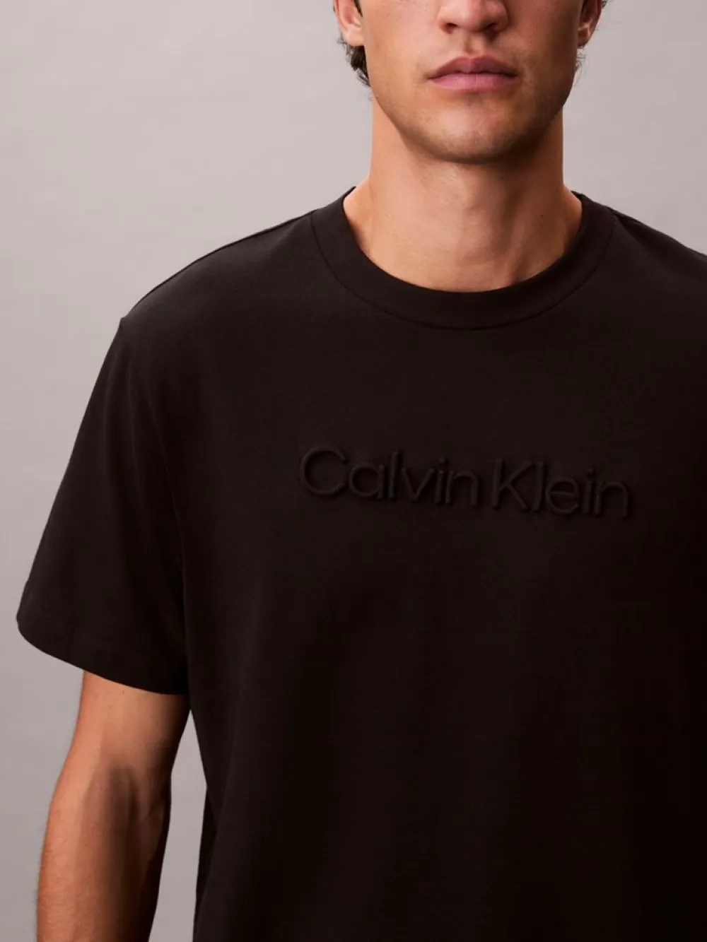 Calvin Klein Erkek T-Shirt LV04LF811GUB1 Black