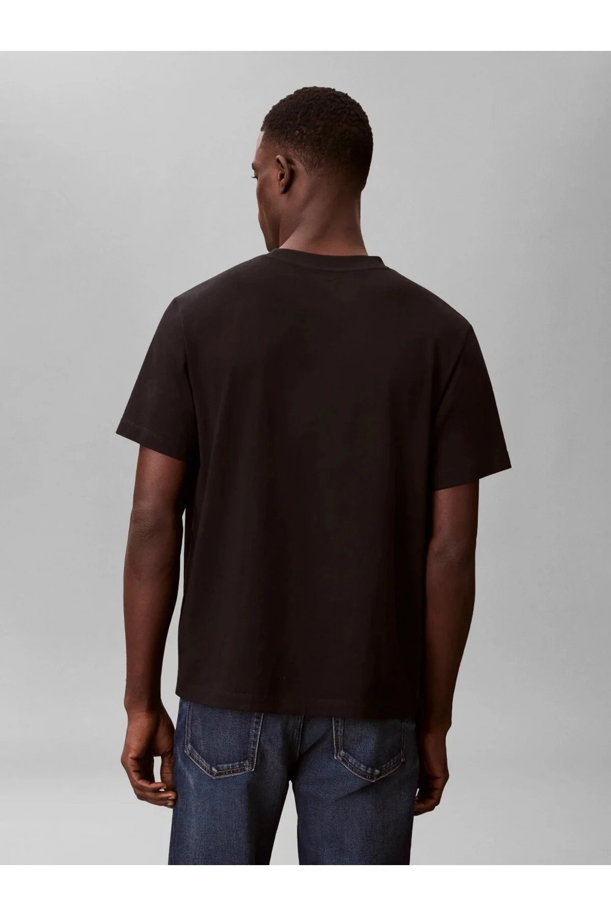 Calvin Klein Erkek T-Shirt LV04LF812GUB1 Black