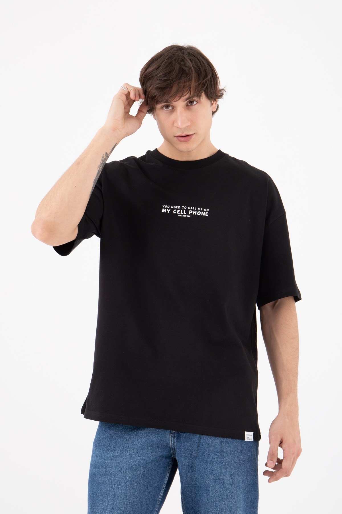 Machinist Erkek T-Shirt M1549 Siyah