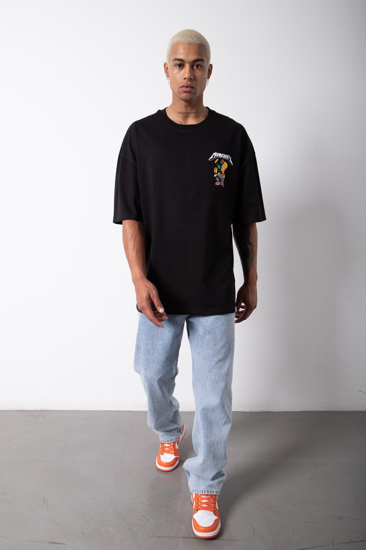 Machinist Erkek T-Shirt M1617 Siyah
