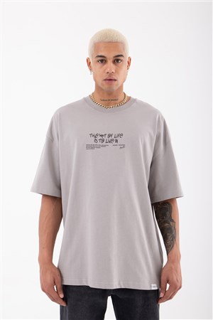 Machinist Erkek T-Shirt M1636 Ice Gri