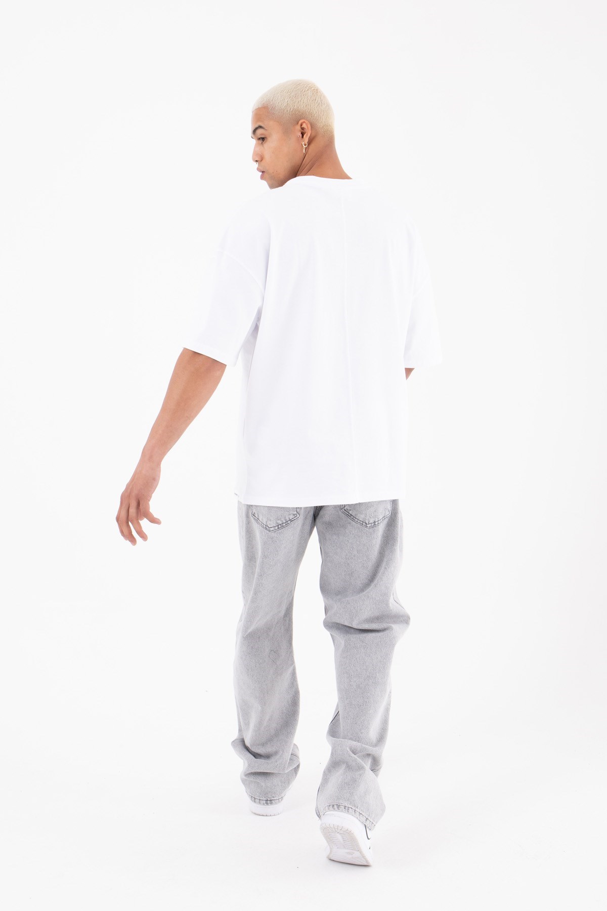 Machinist Erkek T-Shirt M1688 Beyaz