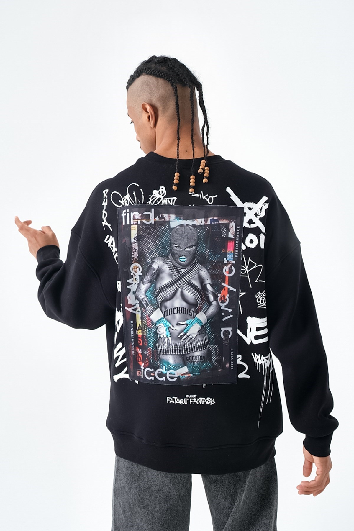 Machinist Erkek S-Shirt M3363 Sıyah