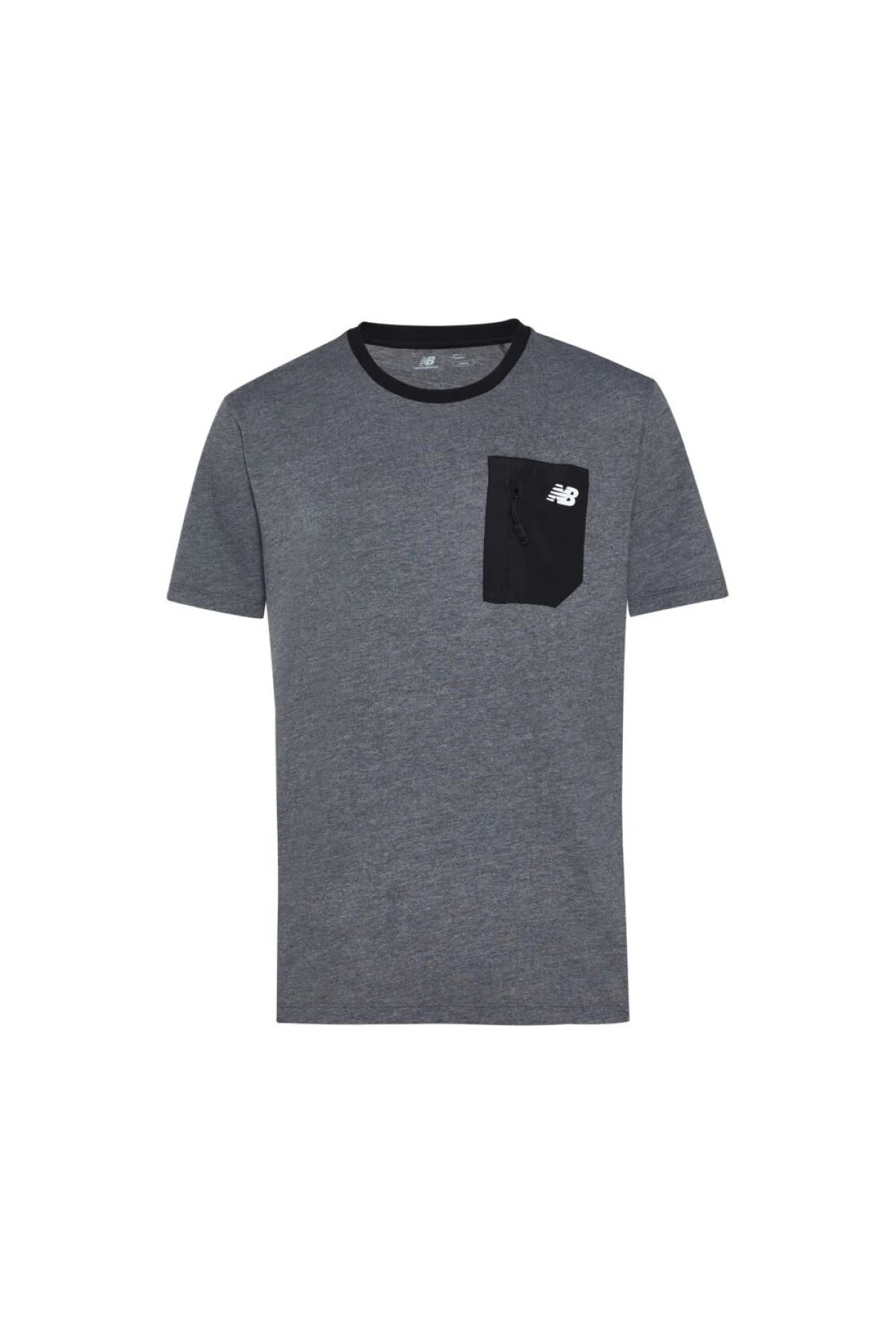 New Balance Erkek T-Shirt MNT1106-CHC Charcoal